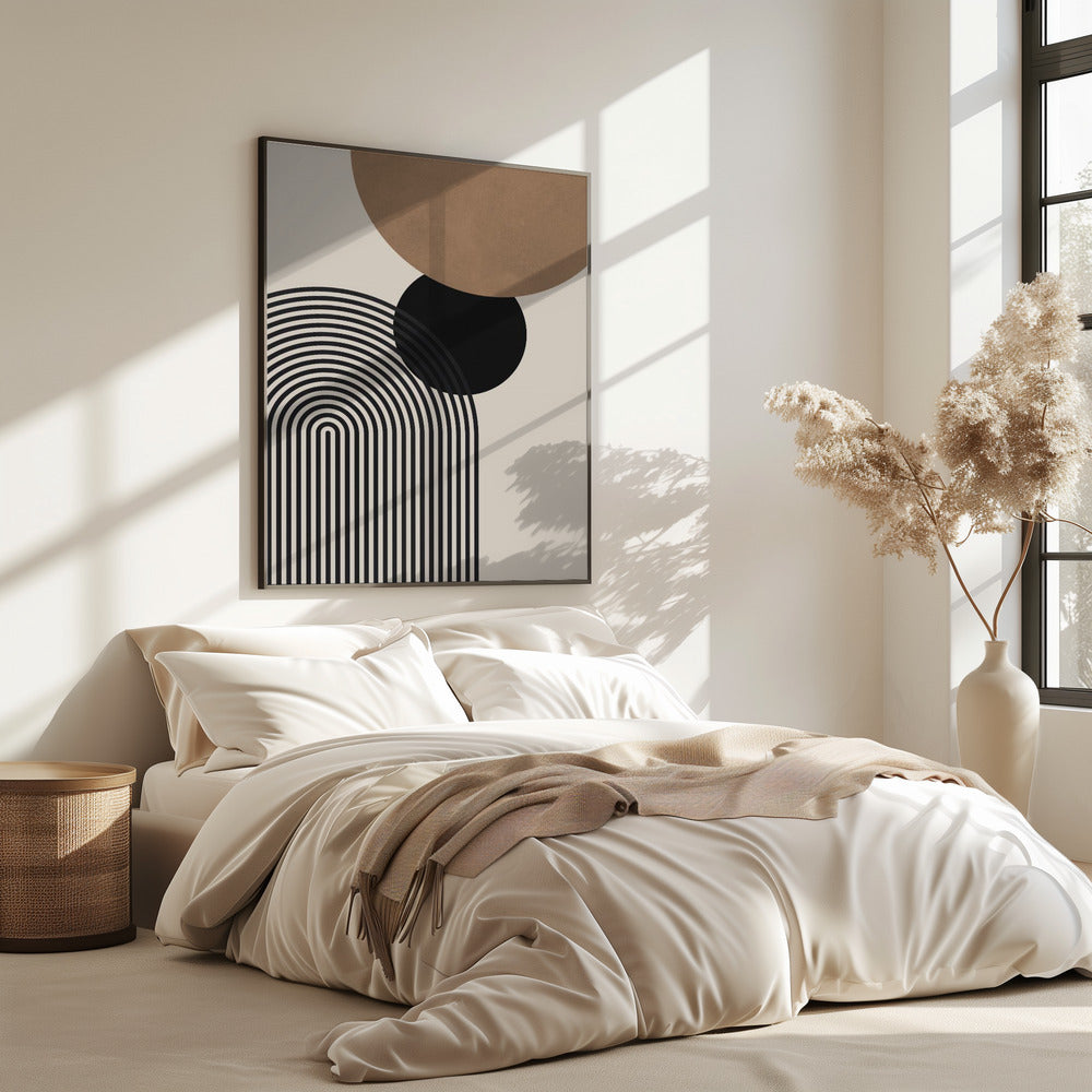 Composition lines and circles 4 | Poster