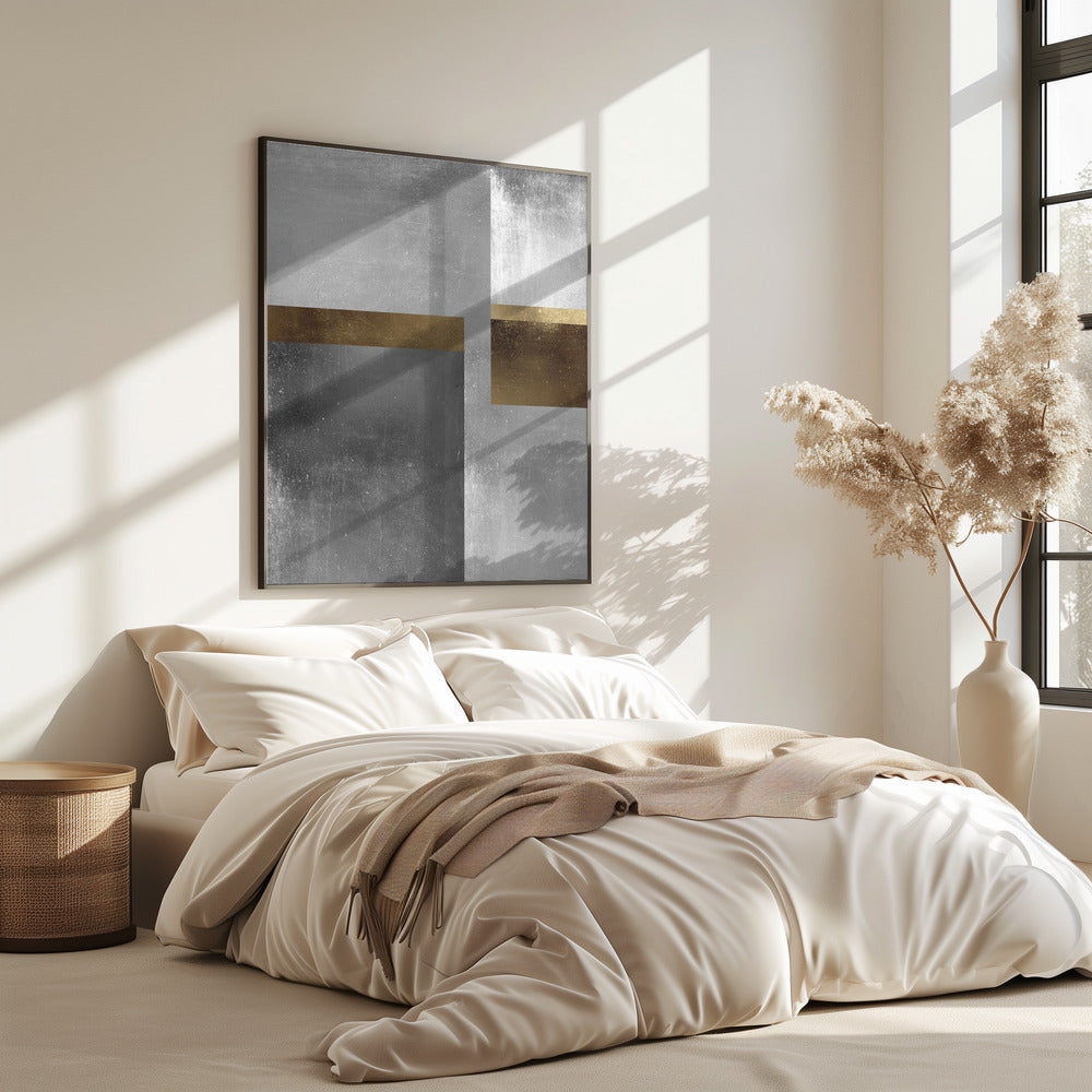 Gold and silver textures 6 | Poster