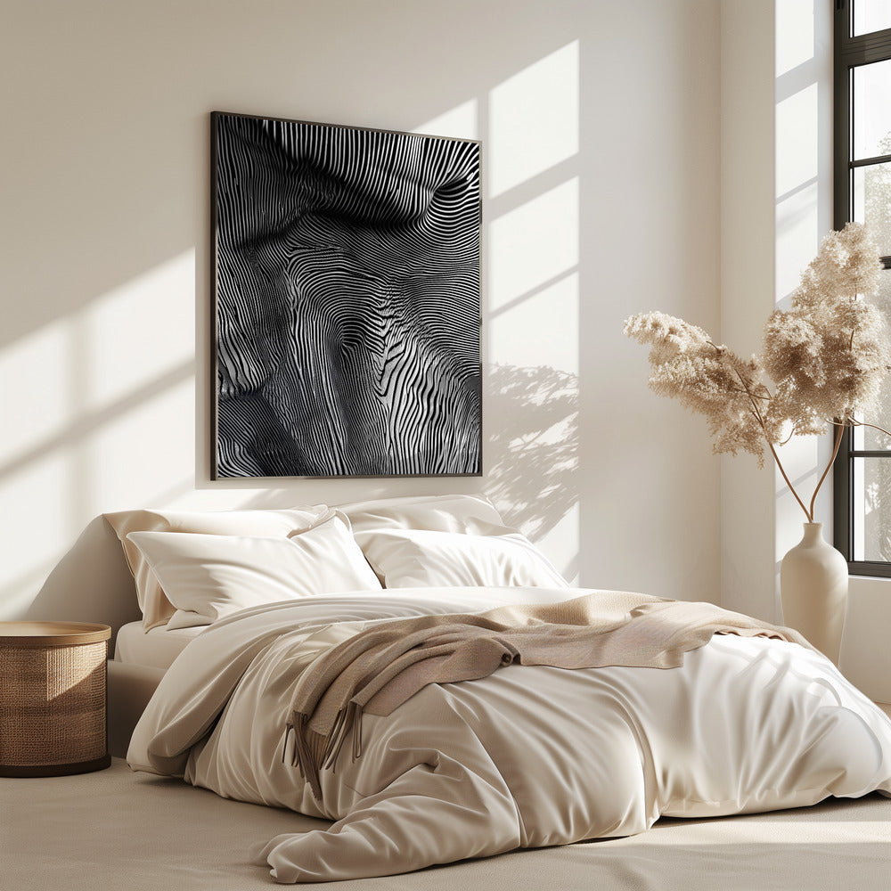 Zebra Flowform | Poster