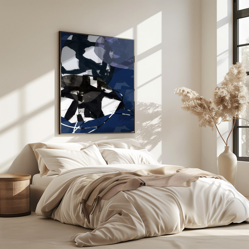Dark Blue Beauty No1 | Poster