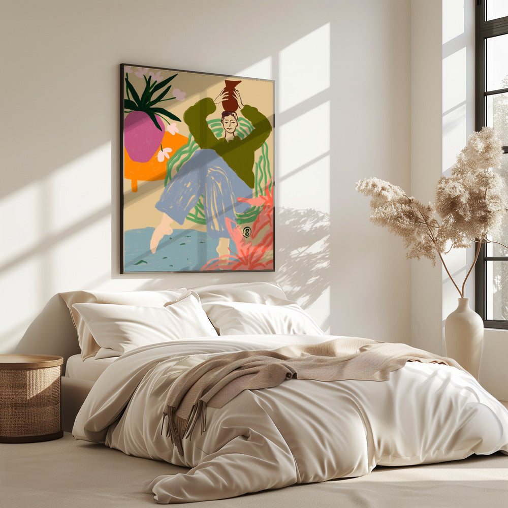 Woman With a Vessel | Poster