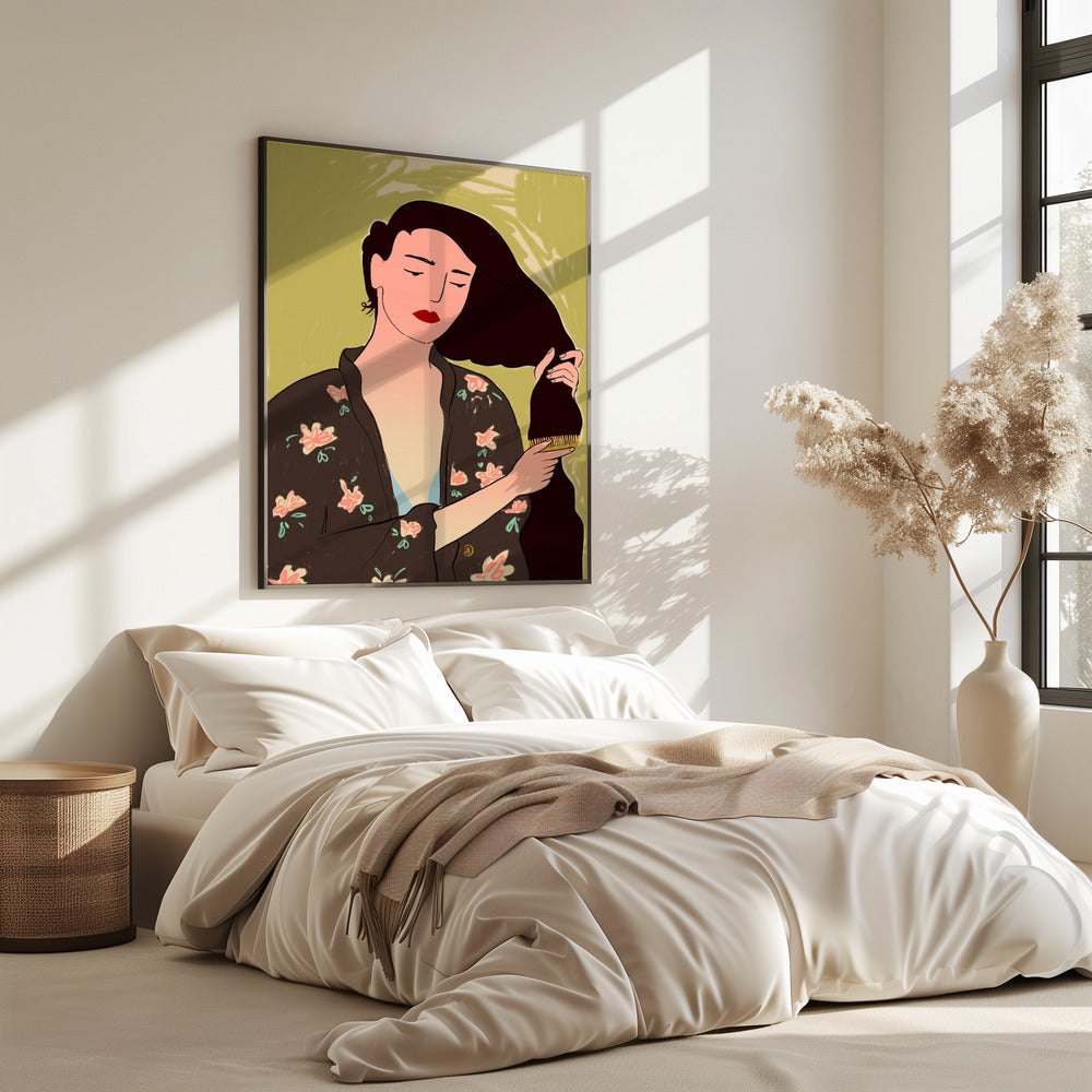 Woman With Long Hair | Poster