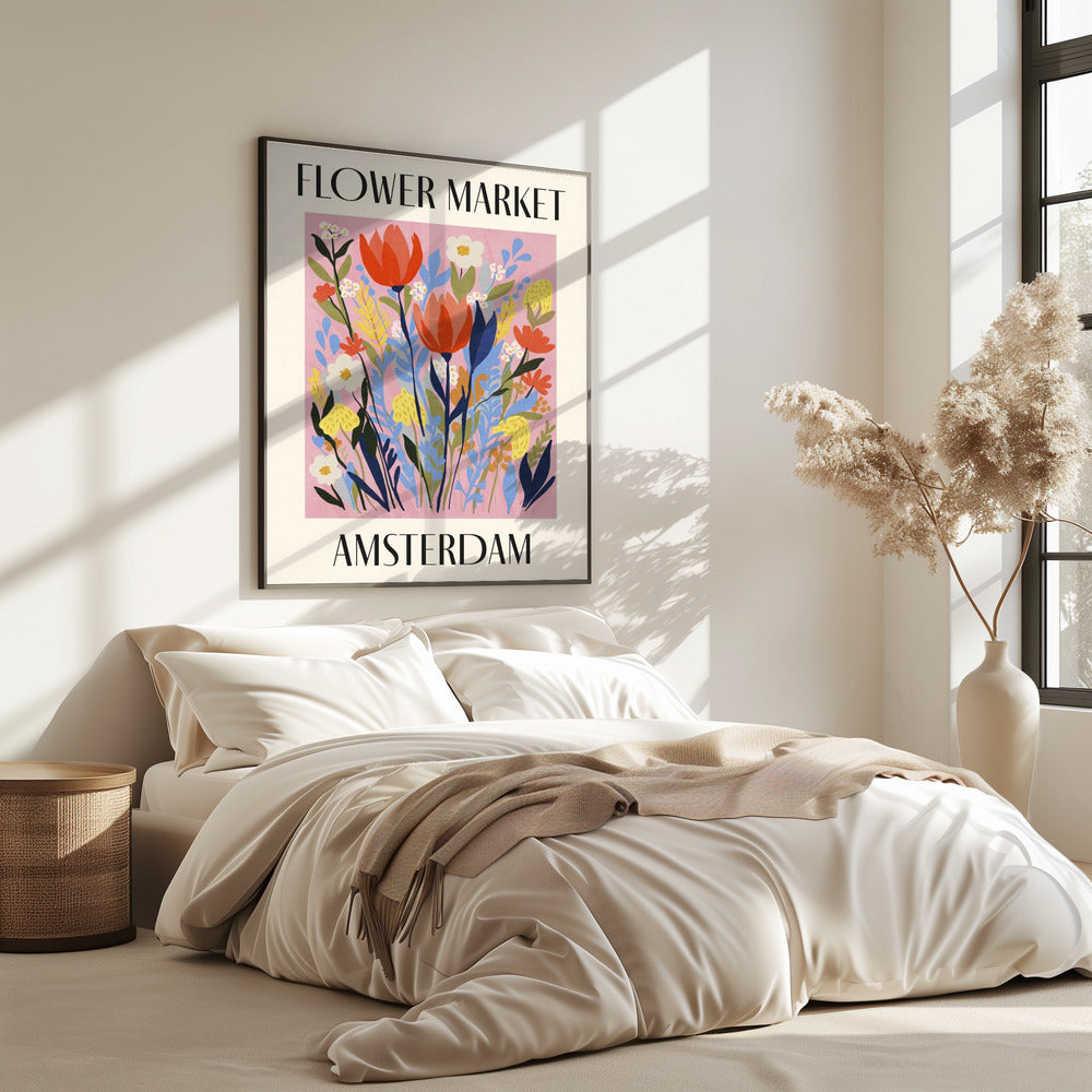 Flower Market Amsterdam Netherlands | Poster