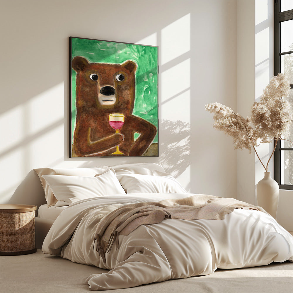 Mr. Bear at the Bar | Poster