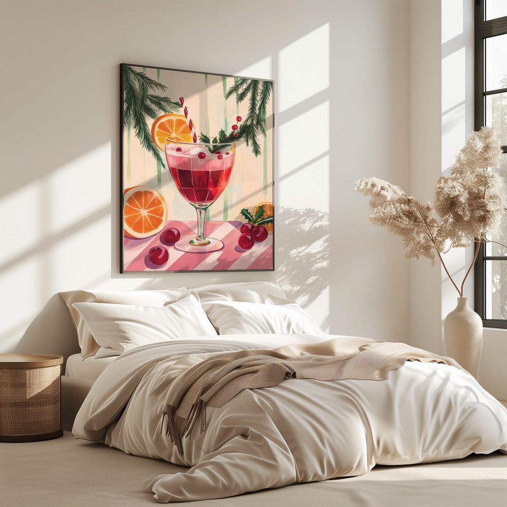 Christmas Red Cocktail | Poster