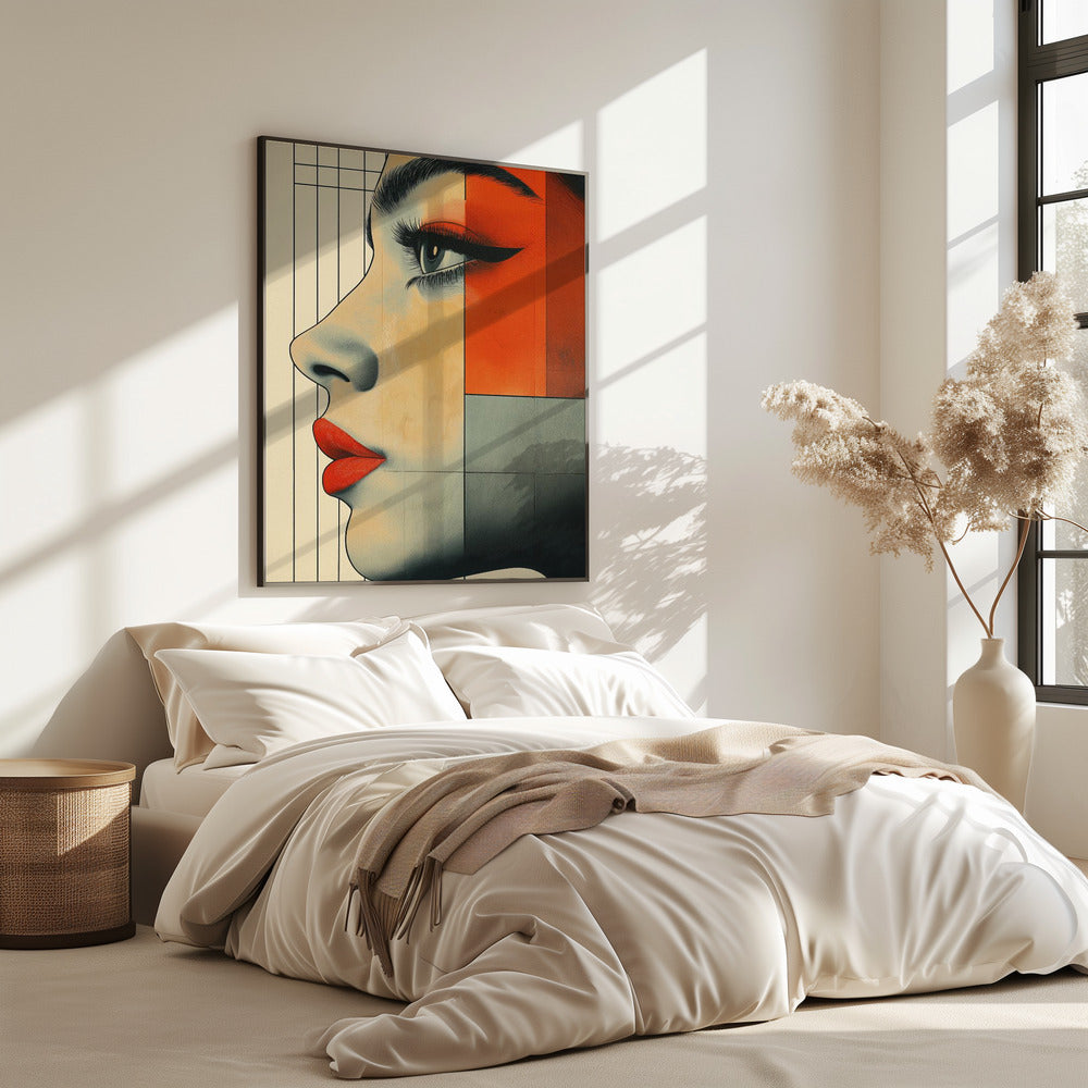 A Woman Face Vintage Poster (3) | Poster