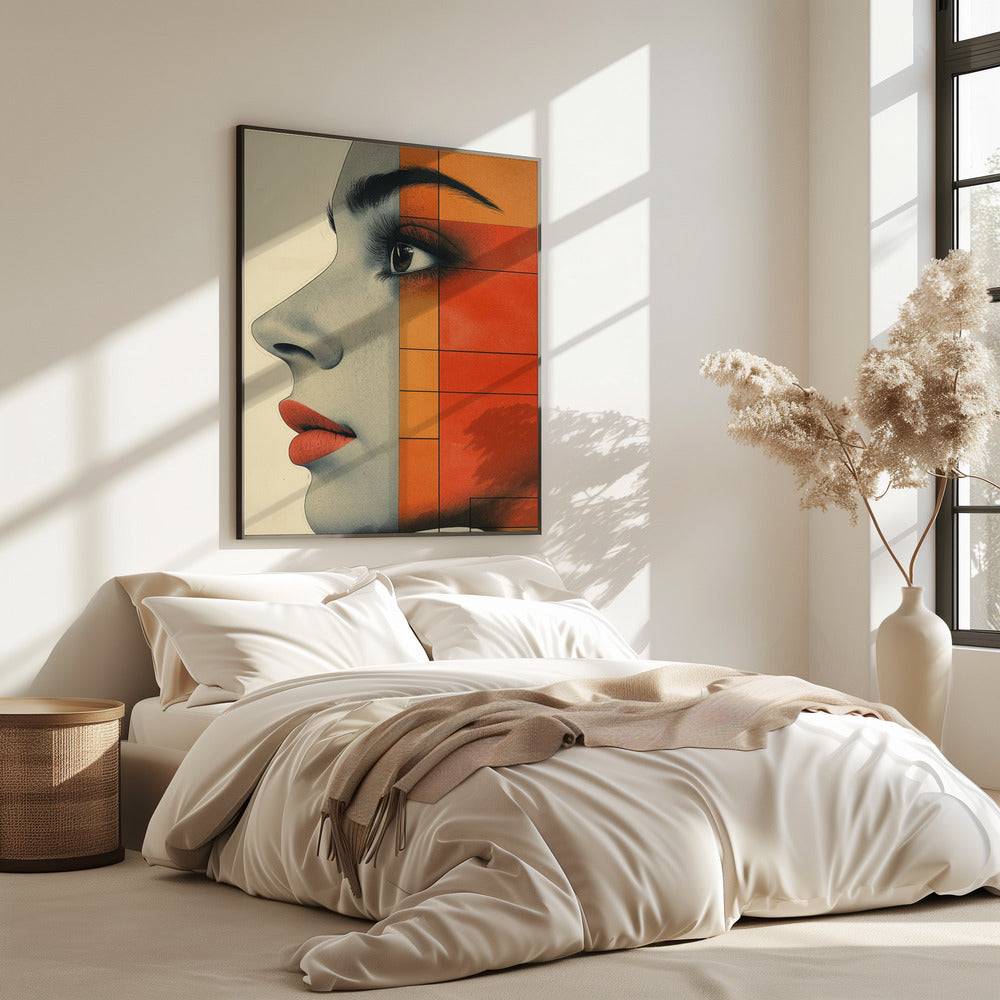 A Woman Face Vintage Poster (4) | Poster