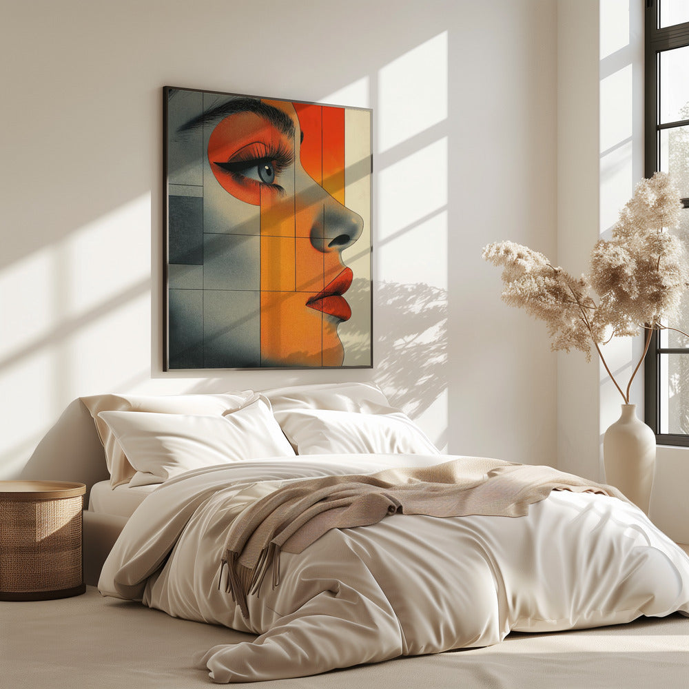 A Woman Face Vintage Poster (6) | Poster