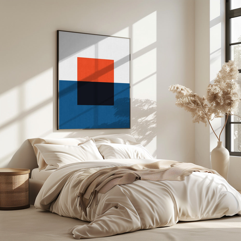 Blue and red 2 | Poster