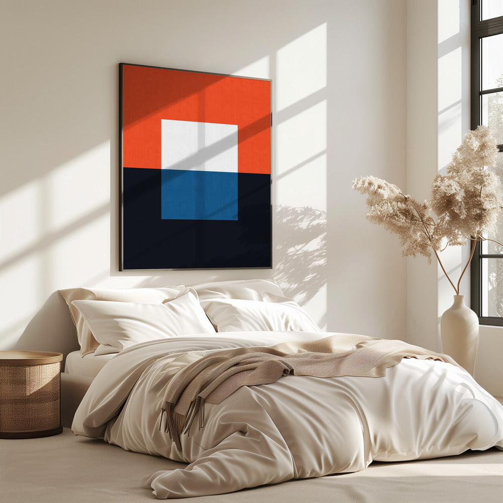 Blue and red 3 | Poster