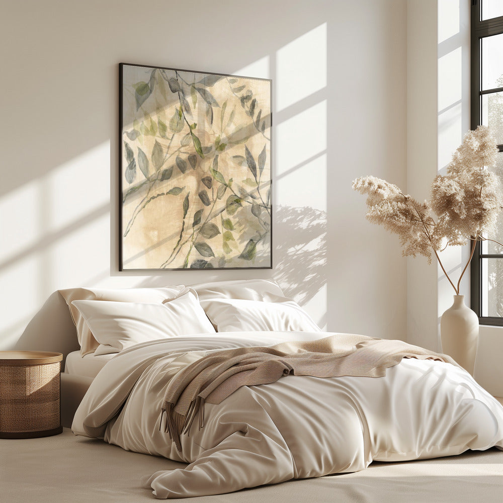 Colour Washed Leaves No2 | Poster