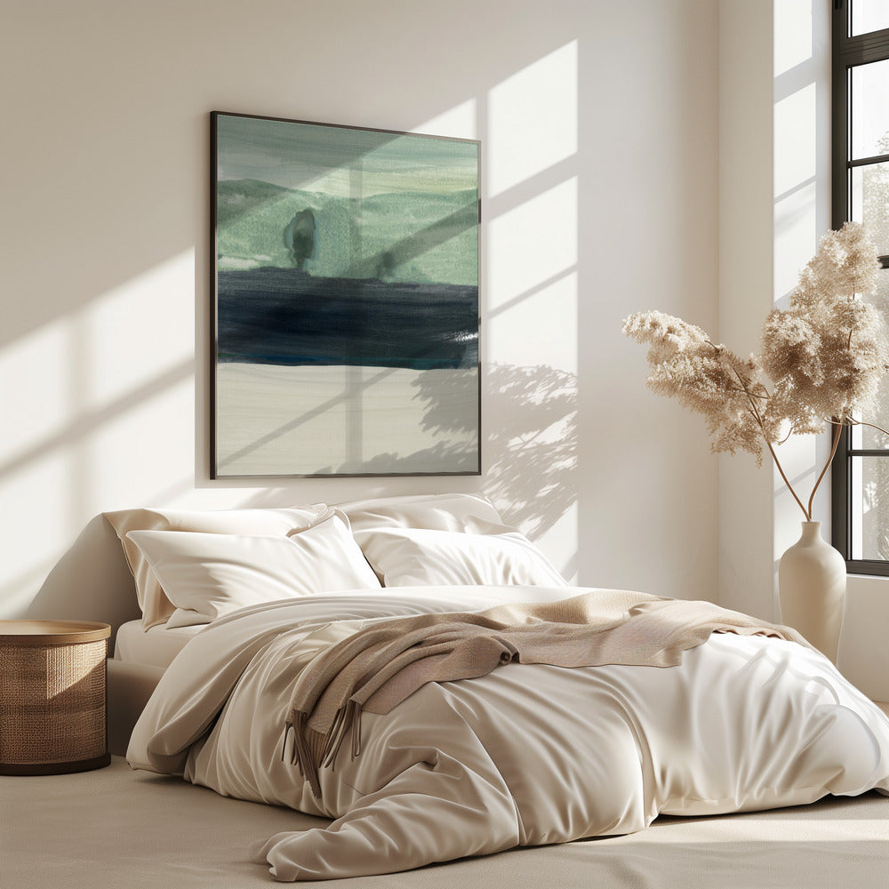 Minimal Dark Landscape 1 | Poster