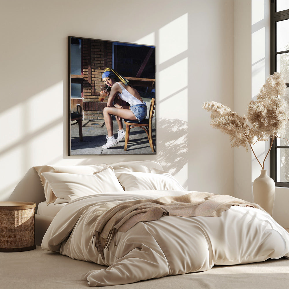 Girl With Pearl Earring Chillout Mood | Poster