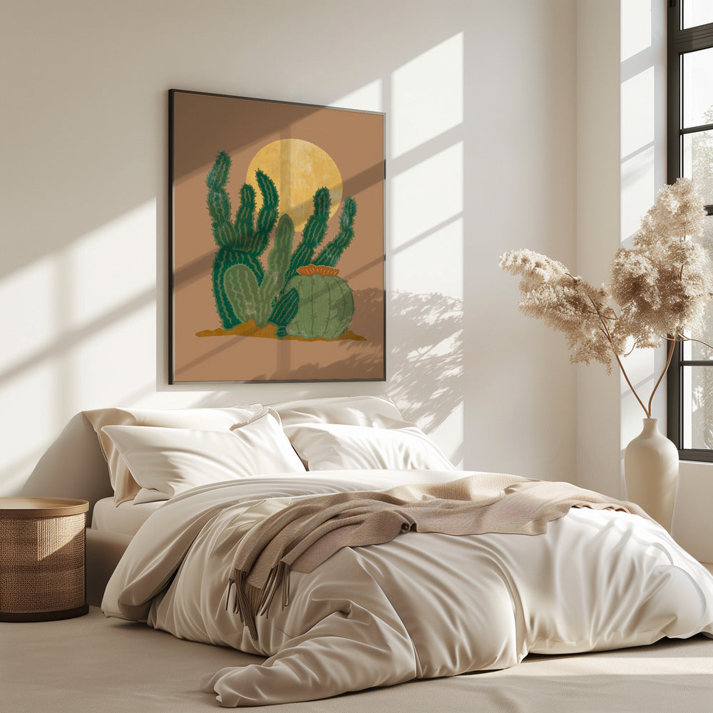 Modern Americana Cactus | Poster