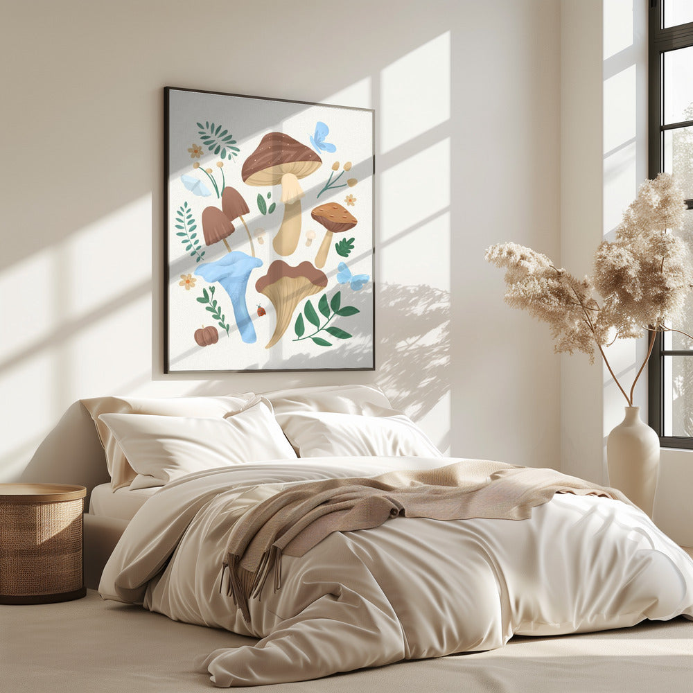 Mocha Fungi | Poster