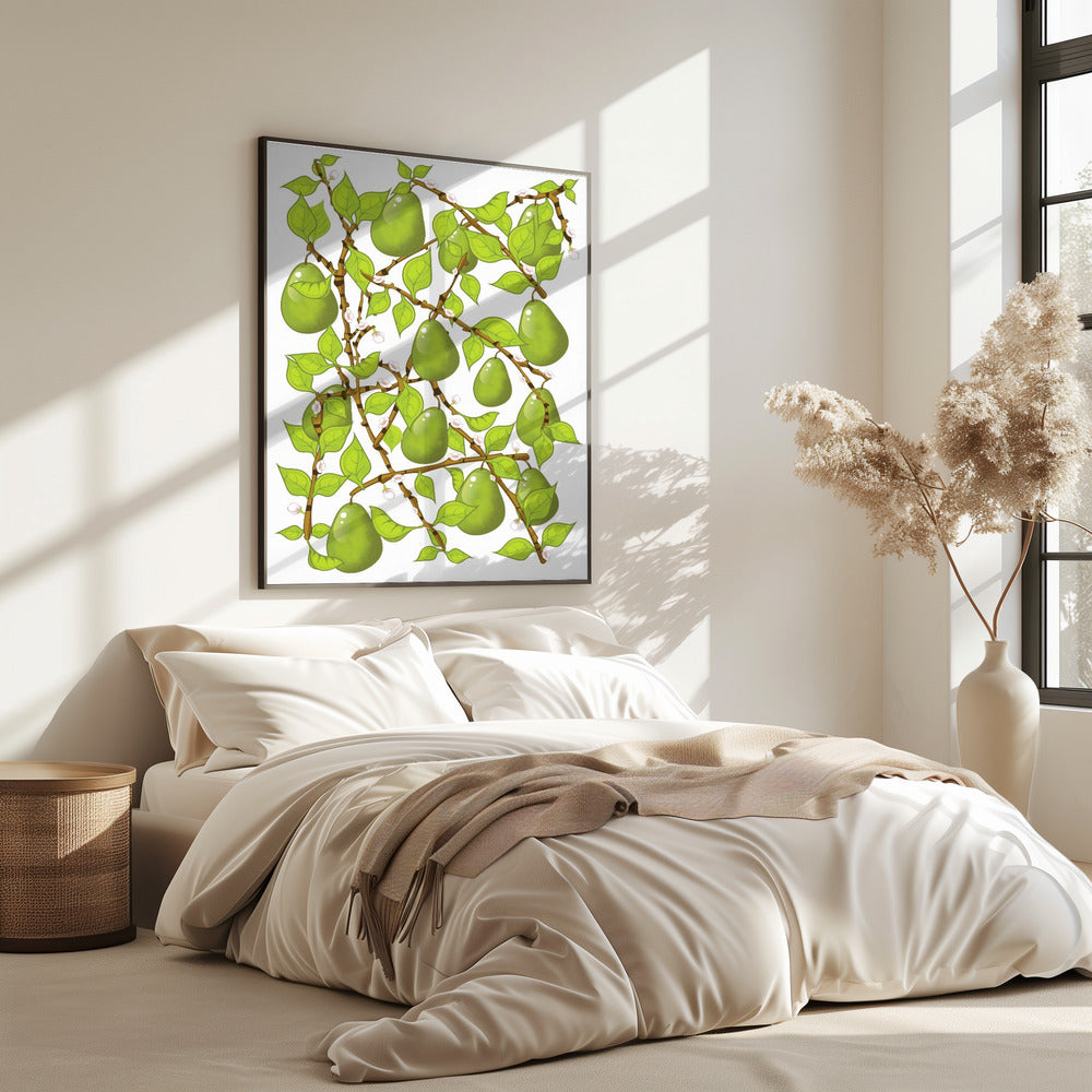 Pear Blossom Tangle | Poster