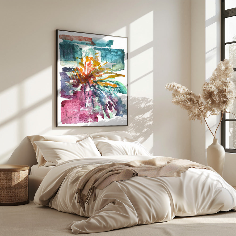 Orchid Passion Watercolor | Poster