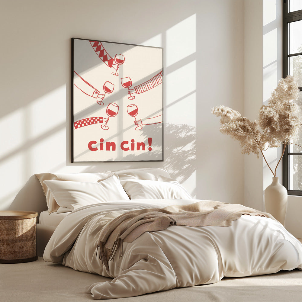 Cin cin! Wine Party with Friends | Poster