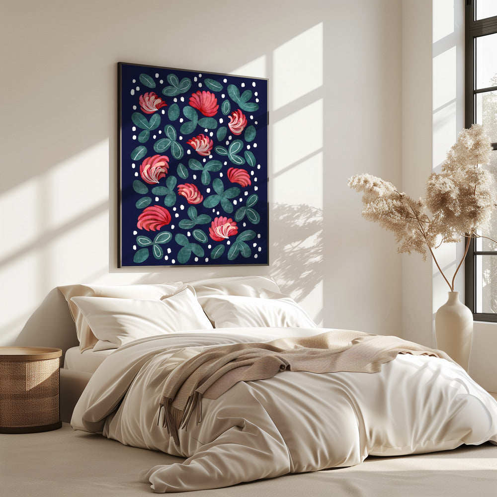 Red flowers III | Poster