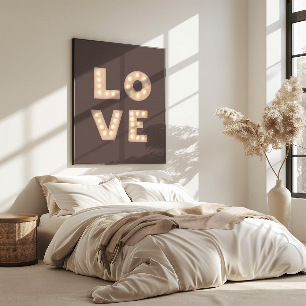 Love Lightletters Coffee Quartz | Poster