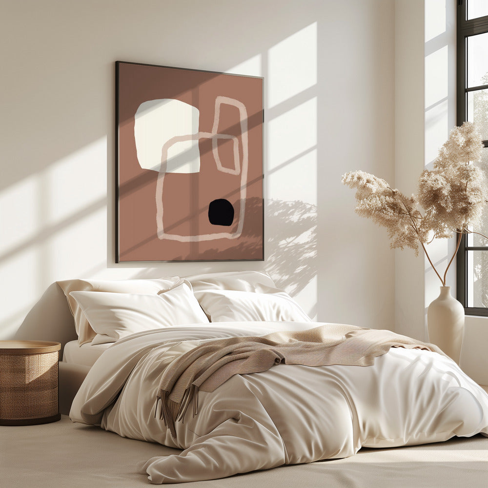 Earthy Geometrics Shapes | Poster