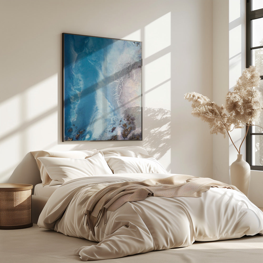 Aerial Beach  - Seaside Whispers 1 | Poster