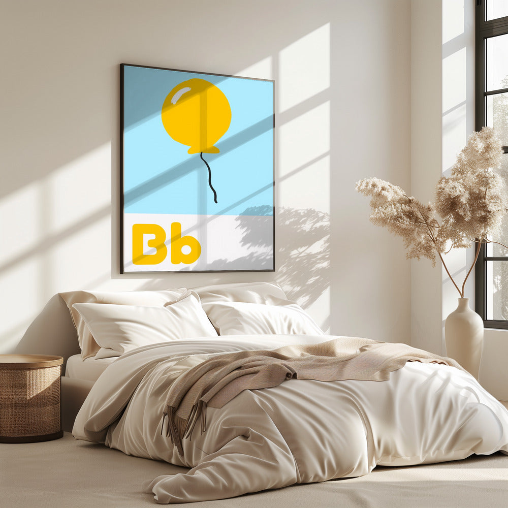 Yellow Balloon Float | Poster