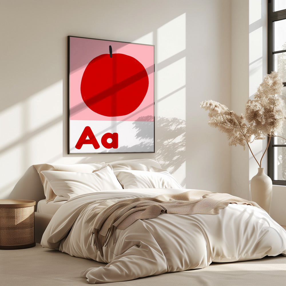Red Apple Alphabet | Poster