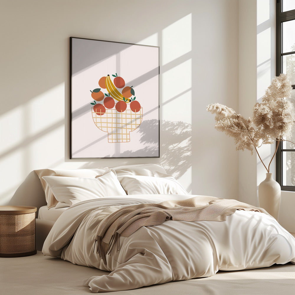 Colorful Fruit Bowl | Poster