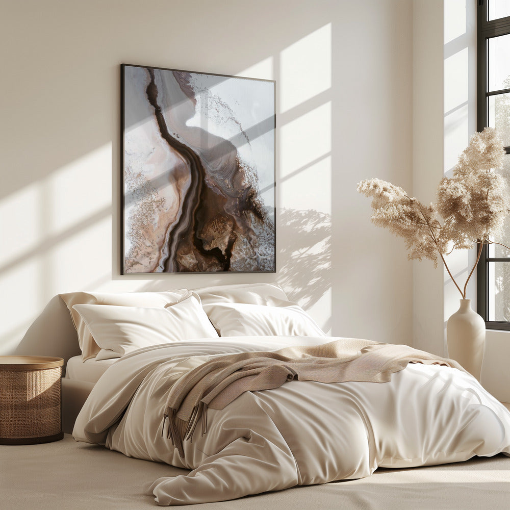 Sophisticated Browns - Earthly Currents 3 | Poster