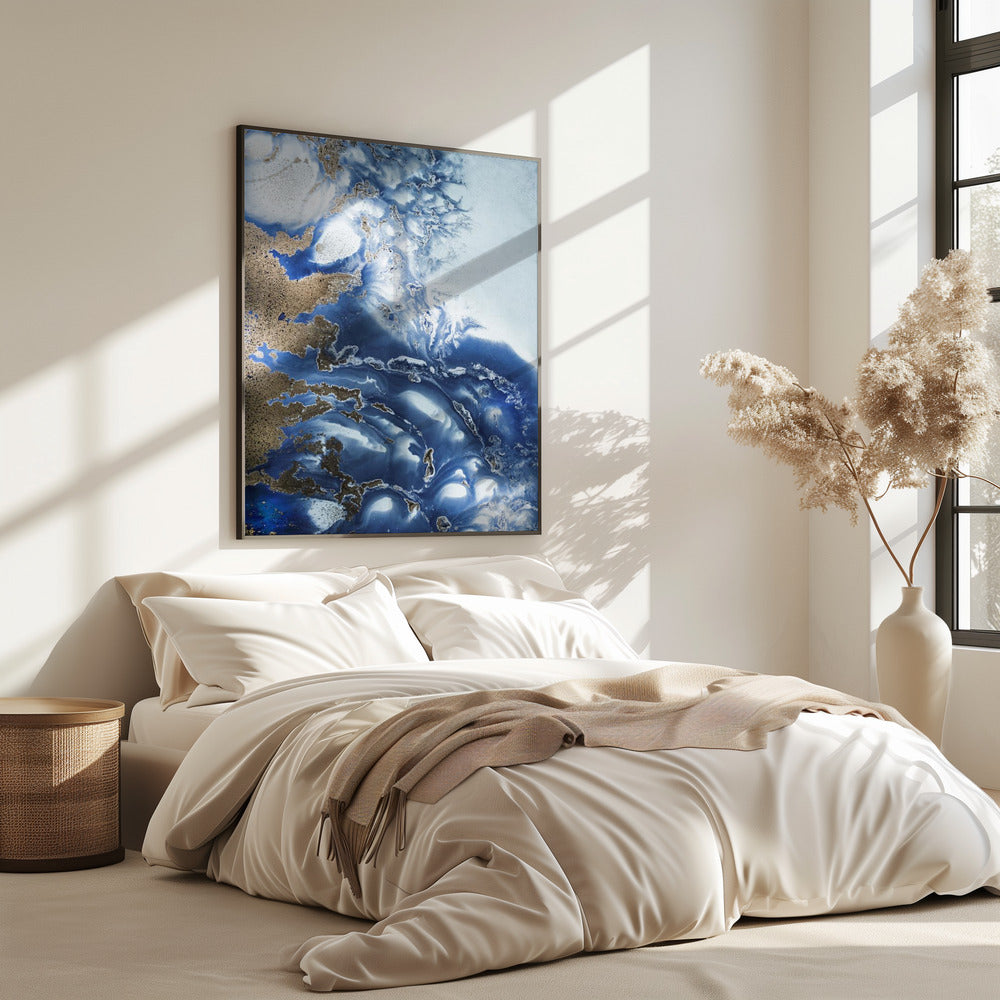 Peaceful - Ocean Wave Waltz  - Oceanic textures | Poster