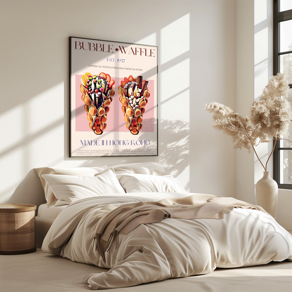 Bubble Waffle Delight | Poster