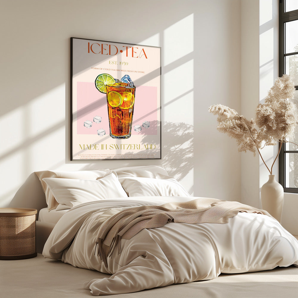 Refreshing Glass of Iced Tea | Poster
