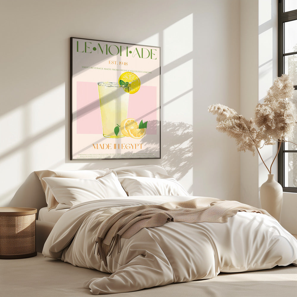 Refreshing Glass of Lemonade | Poster