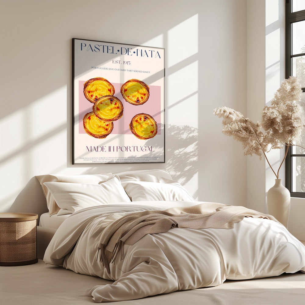 Traditional Portuguese Egg Custard Tart | Poster