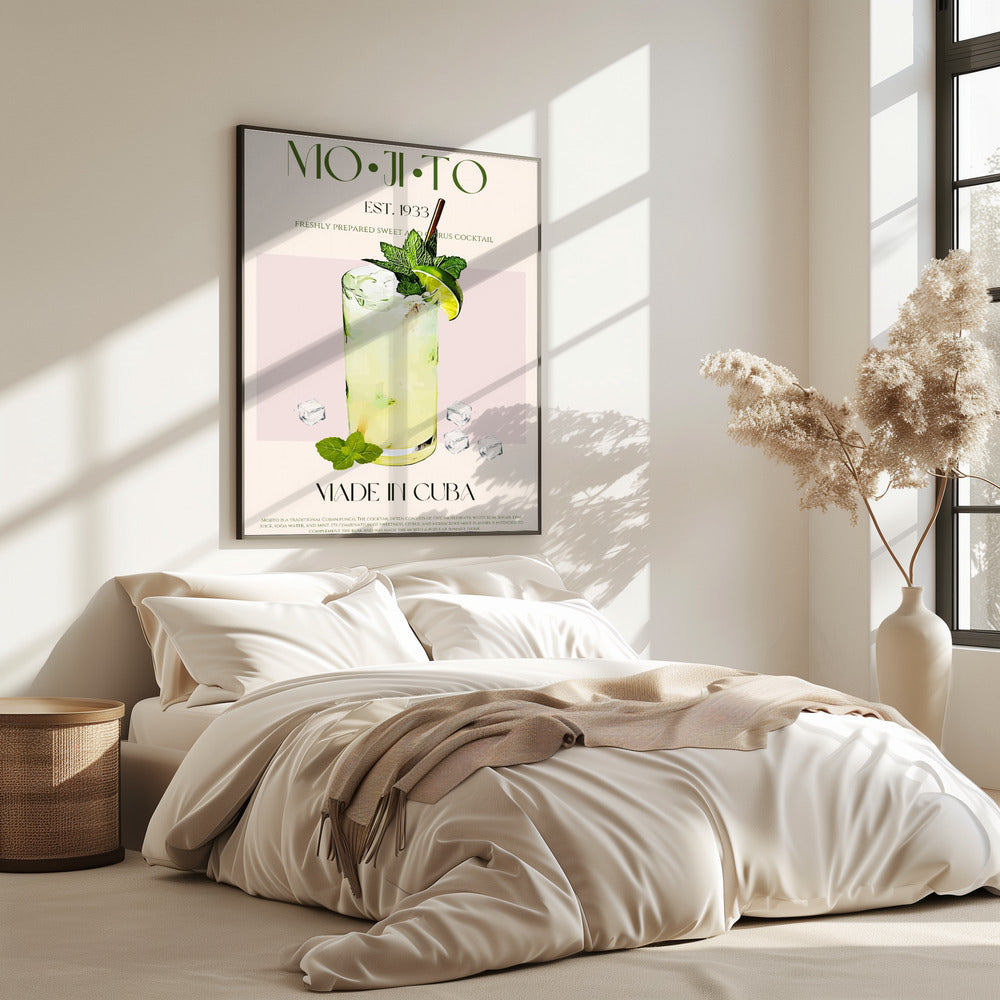 Mojito Print Cocktail | Poster
