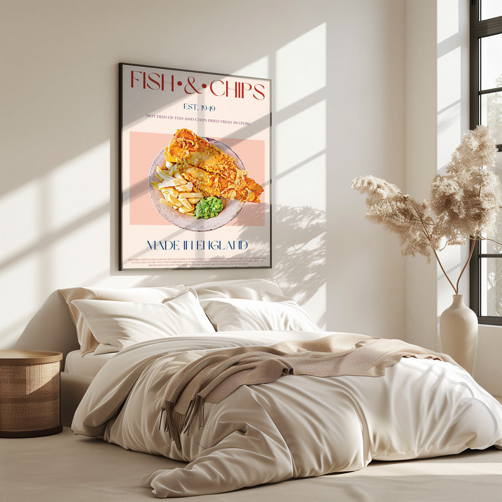 Classic Fish And Chips Dish | Poster