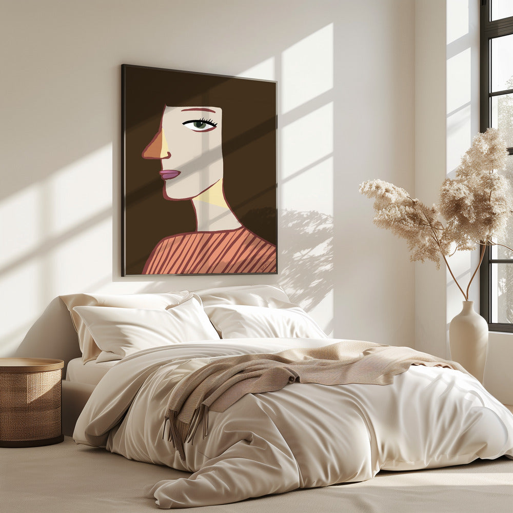 Woman profile | Poster