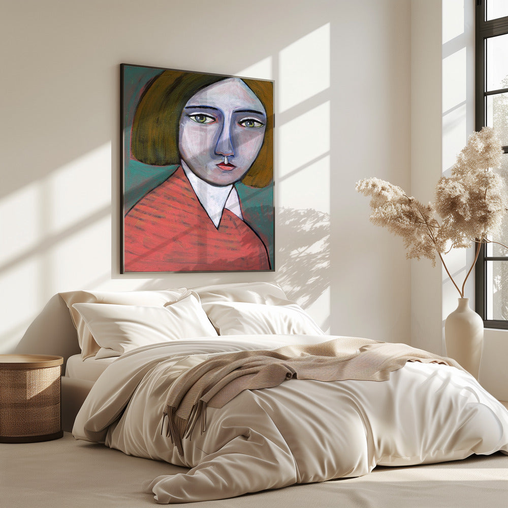 Lady in Melon Jumper | Poster