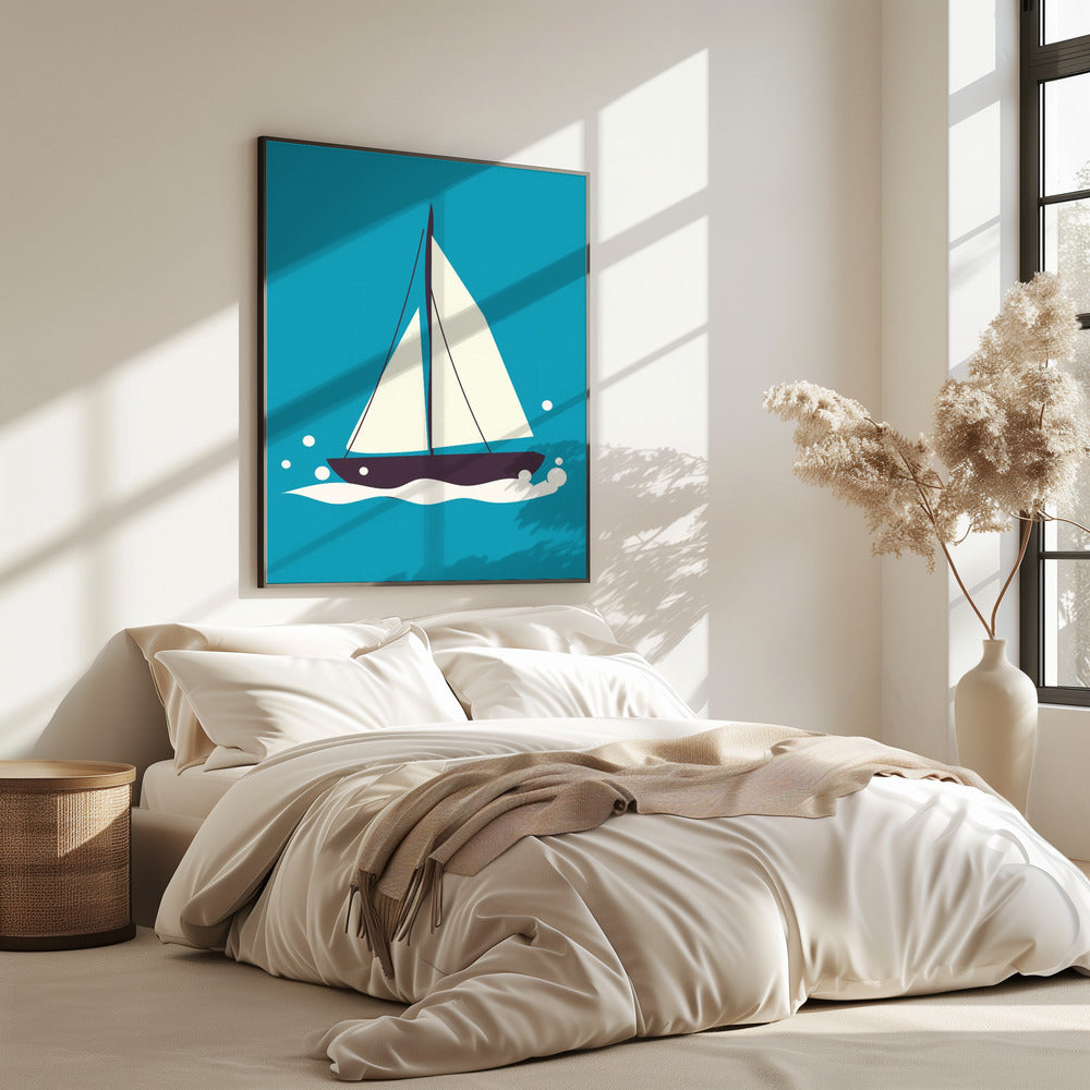 Sailboat On The Sea | Poster