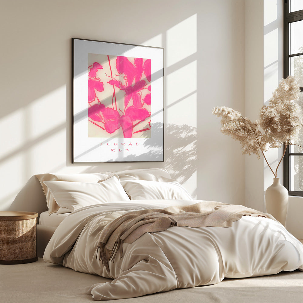 Floral Red | Poster