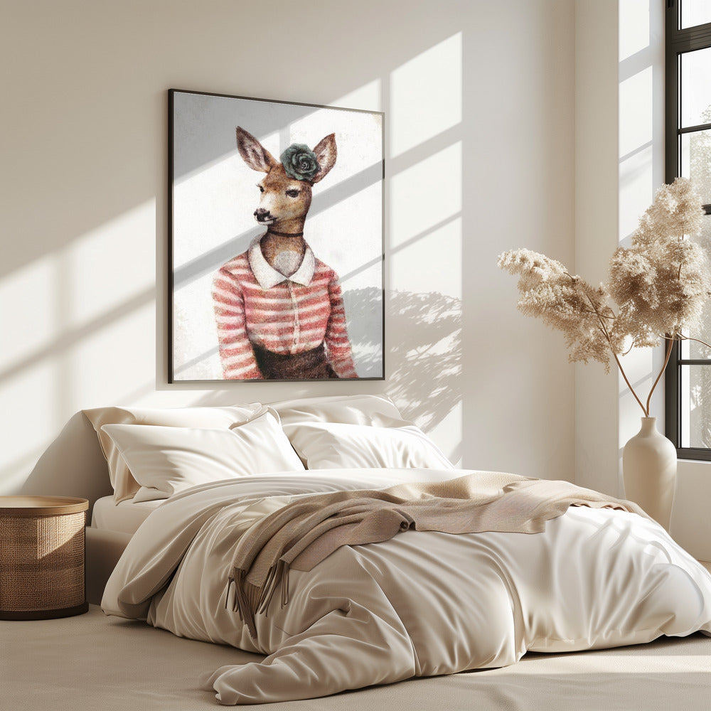 A Deer With A Human Body Shape | Poster