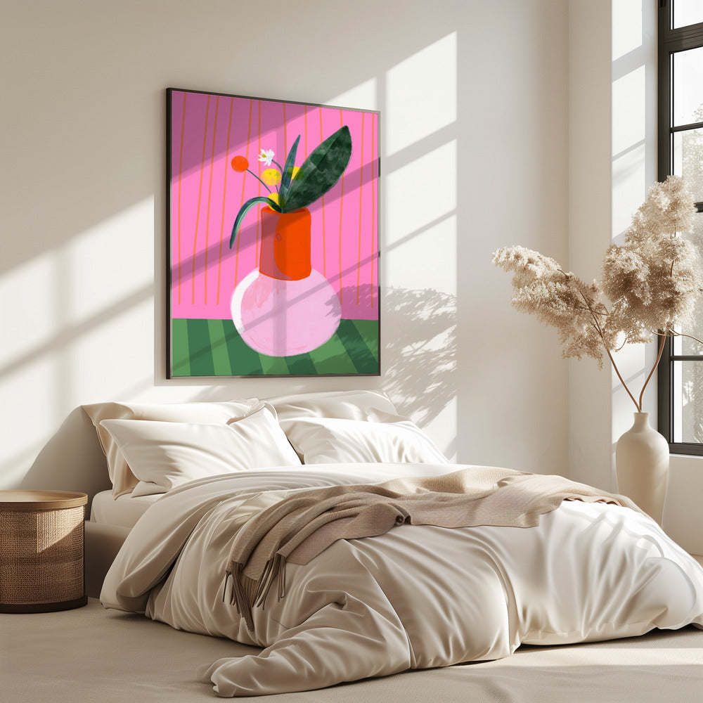 Vibrant Vase Display | Poster