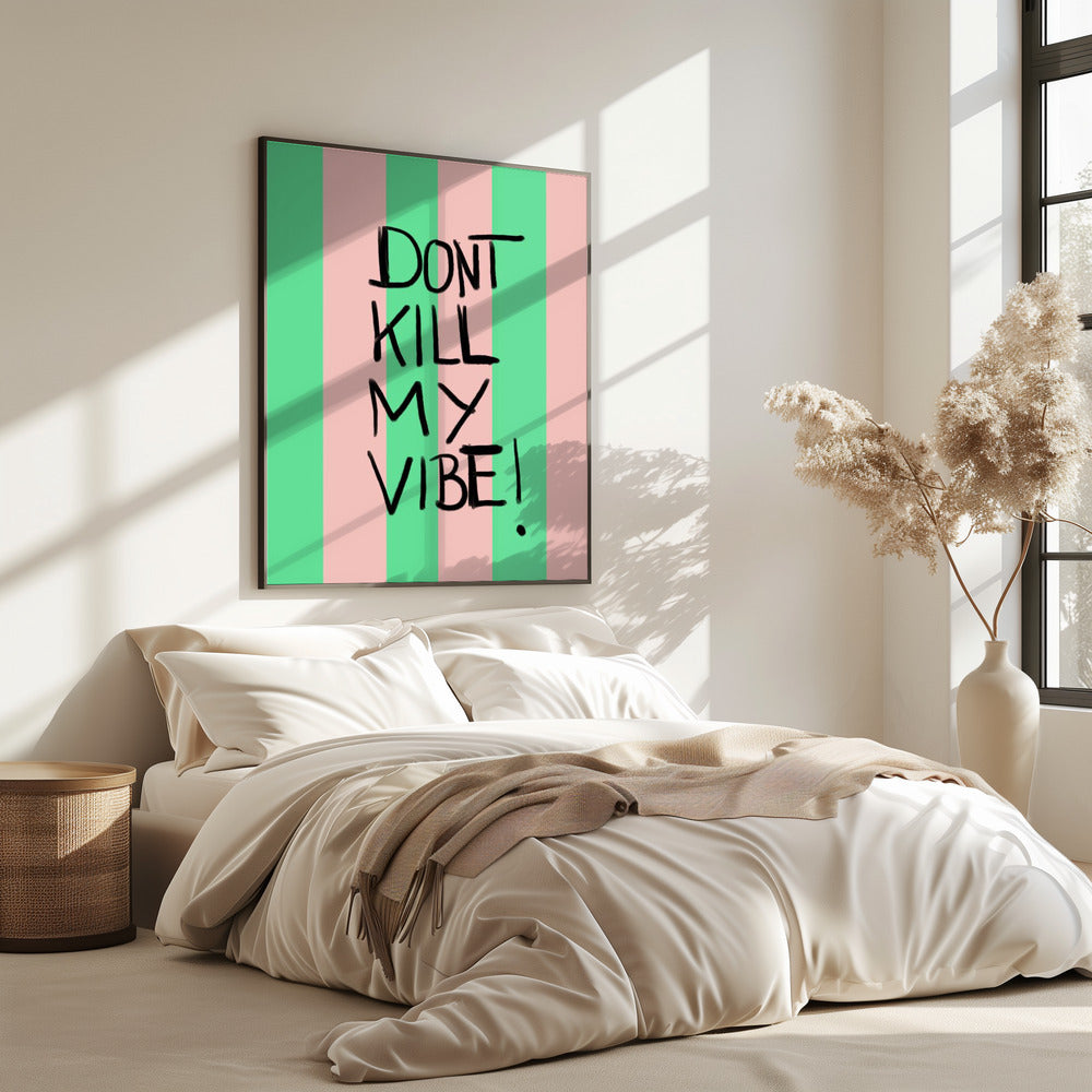 Vibrant Stripes Message | Poster