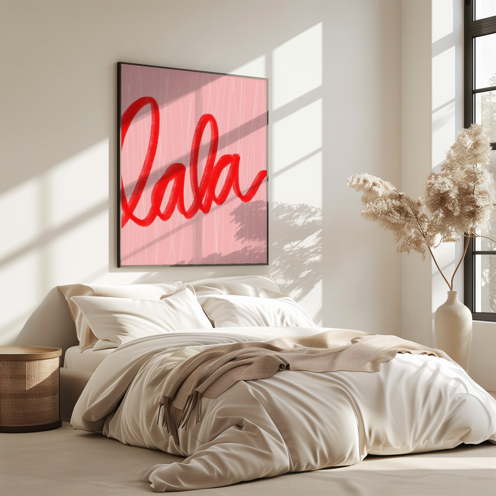 Lively Red Whispers | Poster