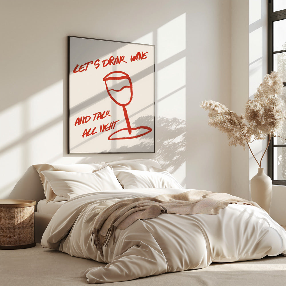 Wine &amp; Words Unwind | Poster