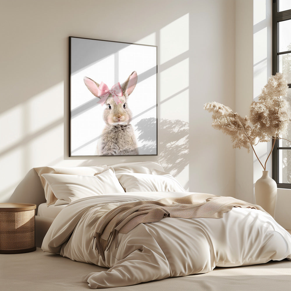 Bunny With a Bow | Poster