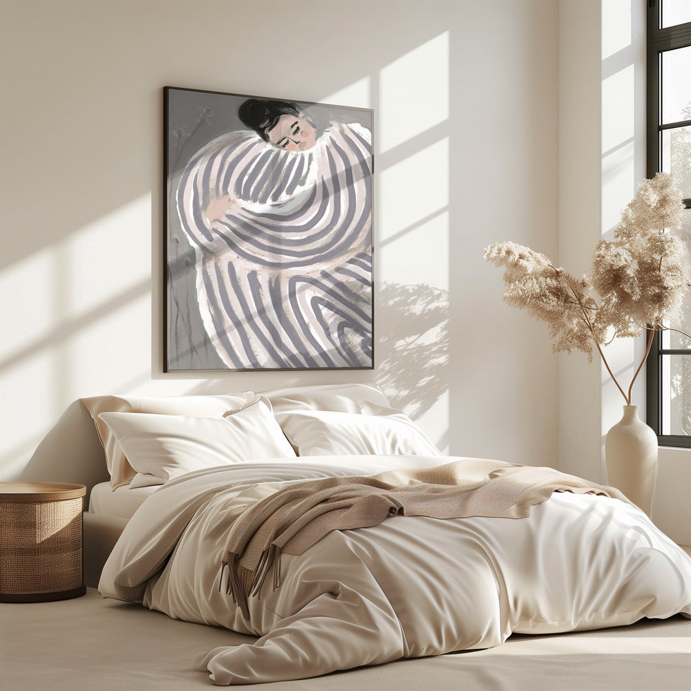 Striped Serenity | Poster
