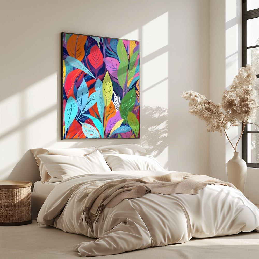 Colorful Leaves Forest | Poster