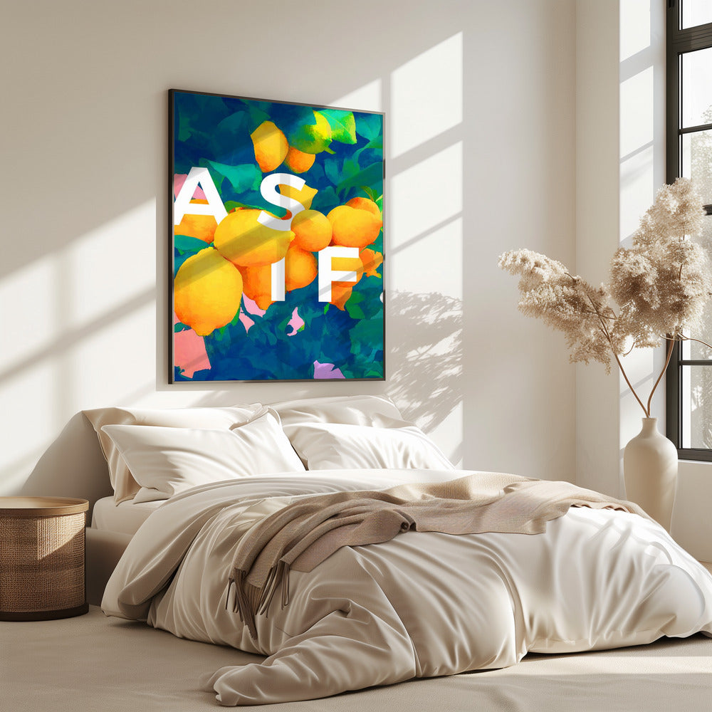 Bright Yellow Lemons | Poster